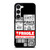 FRAGILE STAMP BARCODE LABELS Samsung Galaxy S23 Case Cover
