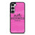 HERMES PARIS PINK LEATHER Samsung Galaxy S23 Case Cover