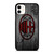 AC MILAN FOOTBALL WOODEN LOGO iPhone 11 Case Cover