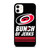 CAROLINA HURRICANES NHL HOCKEY FANS 2 iPhone 11 Case Cover