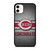 CINCINNATI RED MLB BASEBALL METAL iPhone 11 Case Cover
