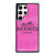 HERMES PARIS PINK LEATHER Samsung Galaxy S23 Ultra Case Cover
