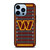 WASHINGTON COMMANDERS FOOTBALL FIELD iPhone 13 Pro Max Case Cover