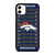 DENVER BRONCOS FOOTBALL FIELD iPhone 11 Case Cover