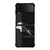 LACOSTE BLACK AND WHITE Samsung Galaxy Z Flip 4 Case Cover LACOSTE BLACK AND WHITE Samsung Galaxy Z Flip 4 Case Cover