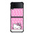 LOVELY HELLO KITTY Samsung Galaxy Z Flip 4 Case Cover LOVELY HELLO KITTY Samsung Galaxy Z Flip 4 Case Cover