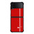 NIKE LOGO RED STRIPE Samsung Galaxy Z Flip 4 Case Cover