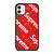 LOUIS VUITTON X SUPREME RED iPhone 11 Case Cover