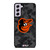 BALTIMORE ORIOLES BASEBALL BLACK CAMO Samsung Galaxy S21 FE Case Cover