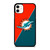 MIAMI DOLPHINS NFL FOOTBALL LOGO iPhone 11 Case Cover