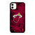MIAMI HEAT BASKETBALL NBA FIRES iPhone 11 Case Cover