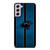 CAROLINA PANTHERS NFL METAL STRIPE Samsung Galaxy S21 FE Case Cover