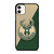 MILWAUKEE BUCKS NBA BASKETBALL LOGO iPhone 11 Case Cover