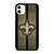 NEW ORLEANS SAINTS NFL METAL STRIPE iPhone 11 Case Cover