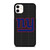NEW YORK GIANTS FOOTBALL TEXT iPhone 11 Case Cover
