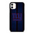 NEW YORK GIANTS NFL METAL STRIPE iPhone 11 Case Cover