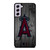 LOS ANGELES ANGELS BASEBALL MLB WOOD LOGO Samsung Galaxy S21 FE Case Cover
