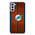 MIAMI DOPHINS NFL METAL STRIPE Samsung Galaxy S21 FE Case Cover