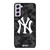 NEW YORK YANKEES BASEBALL BLACK CAMO Samsung Galaxy S21 FE Case Cover