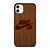 NIKE SKATEBOARD WOODEN LOGO iPhone 11 Case Cover