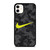 NIKE SWOOSH BLACK CAMO iPhone 11 Case Cover