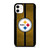 PITTSBURGH STEELERS NFL METAL STRIPE iPhone 11 Case Cover