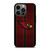 ARIZONA CARDINALS NFL METAL STRIPE iPhone 13 Pro Case Cover