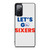 LETS GO PHILADELPHIA 76ERS NBA BASKETBALL Samsung Galaxy S20 FE Case Cover