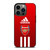 ARSENAL FC ADIDAS STRIPES iPhone 13 Pro Case Cover