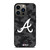 ATLANTA BRAVES BASEBALL BLACK CAMO iPhone 13 Pro Case Cover