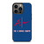 ATLANTA BRAVES NIKE MLB BASEBALL iPhone 13 Pro Case Cover