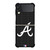 ATLANTA BRAVES BASEBALL BLACK Samsung Galaxy Z Flip 3 Case Cover