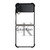 CALVIN KLEIN WHITE LOGO Samsung Galaxy Z Flip 3 Case Cover CALVIN KLEIN WHITE LOGO Samsung Galaxy Z Flip 3 Case Cover