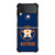 HOUSTON ASTROS MLB LOGO Samsung Galaxy Z Flip 3 Case Cover