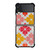 KATE SPADE JACQUARD PINK YELLOW Samsung Galaxy Z Flip 3 Case Cover