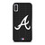 ATLANTA BRAVES BASEBALL BLACK iPhone X / XS Case Cover