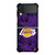 LOS ANGELES LAKERS BASKETBALL NBA FIRE Samsung Galaxy Z Flip 3 Case Cover
