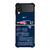 NEW ENGLAND PATRIOTS NFL FOOTBALL FANS 3 Samsung Galaxy Z Flip 3 Case Cover