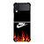 NIKE SWOOSH IN FLAMES Samsung Galaxy Z Flip 3 Case Cover