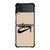 STUSSY NIKE BROWN Samsung Galaxy Z Flip 3 Case Cover