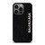 BALENCIAGA LEATHER BLACK iPhone 13 Pro Case Cover
