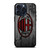 AC MILAN FOOTBALL WOODEN LOGO iPhone 15 Pro Max Case Cover