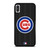 CHICAGO CUBS BASEBALL BLACK iPhone X / XS Case Cover