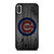 CHICAGO CUBS BASEBALL MLB WOOD LOGO iPhone X / XS Case Cover