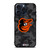 BALTIMORE ORIOLES BASEBALL BLACK CAMO iPhone 15 Pro Max Case Cover