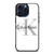 CALVIN KLEIN WHITE LOGO iPhone 15 Pro Max Case Cover