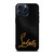 CHRISTAN LOUBOUTIN BLACK iPhone 15 Pro Max Case Cover