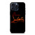 CHRISTIAN LOUBOUTIN RED LOGO iPhone 15 Pro Max Case Cover