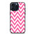 CUTE CHEVRON PINK iPhone 15 Pro Max Case Cover