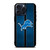 DETROIT LIONS NFL METAL STRIPE iPhone 15 Pro Max Case Cover